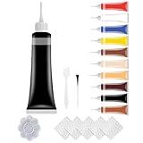 Advanced Leather Repair Gel, Upgrede Vinyl Repair Kit, Leather Repair Kit for Furniture, Leather Repair Kit Car Interior, Leather Scratch Repair Paint Gel (Black)