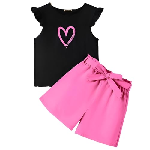 Image of 4YOU DRESSES Beautiful Cotton Blend Fabric Top and Shorts For Girls(Pack Of 2)