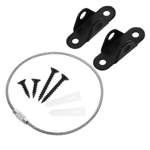 HOODANCOS 2セット 家具転倒防止ストラップ 固定ベルト 重量家具用製 安定感抜群 ペット 対策 取り付け簡単 キャビネット棚用