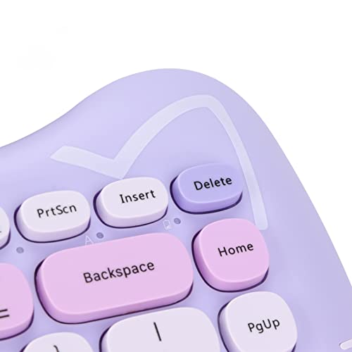 Combo Tastiera E Mouse Wireless A Forma Di Gatto Dpofirs - Design Ergonomico, Tecnologia A Pellicola, Compatibile Con PC E Laptop