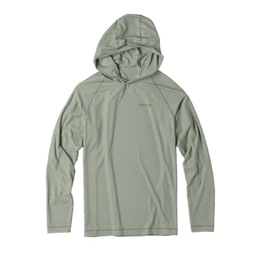 Orvis DriCast Hoodies - Men's Lightweight Sun Hoodie, UPF Long Sleeve, Breathable, Quick Dry, Soft Recycled Fabric