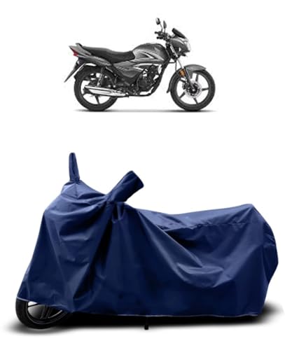 Image of CoverRide Bike Cover Waterproof Heavy Duty - All Weather Dustproof UV Protection Bike Cover for Honda CB Shine Outdoor Indoor Use with Windproof Buckle