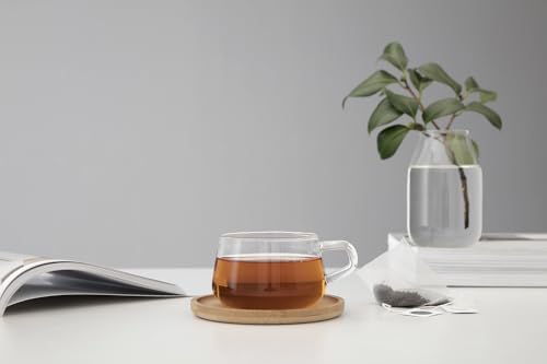 Vaso clásico de vidrio para café o té de 250 ml miniatura 2