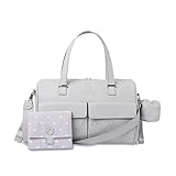🌟 MATERIAL DE ALTA CALIDAD: Diseñada en España, nuestro bolso maternidad bebe está fabricada con materiales de primera calidad, material :100% Poliuretano