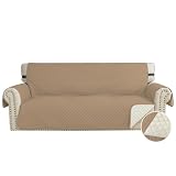 CYCMACO Universal Sofa Überzug rutschfest 3 Sitzer, Heller Kaffee