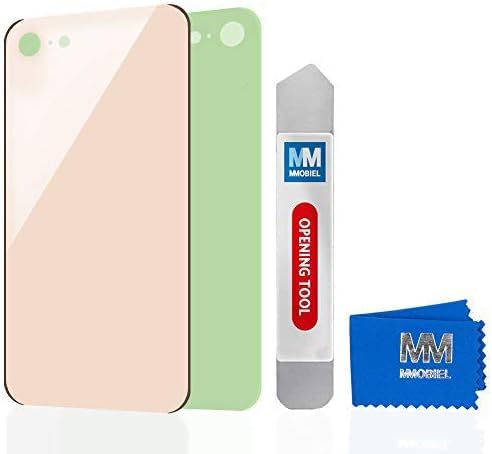 MMOBIEL Battery Back Cover Glass Rear Housing Compatible with iPhone 8 (Gold) 4.7 inch incl. Adhesives