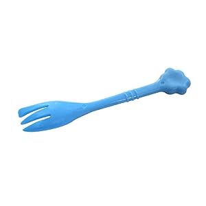 KunHe Pet Dog Cat Feeding Scooping Can Tin Food Fork Mixing Spoon Blue 7.48Inch KunHe Pet Dog Cat Feeding Scooping Can Tin Food Fork Mixing Spoon Blue 7.48Inch