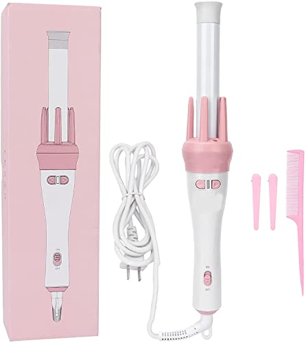 Image of Curling Iron Wand, Professional Fast Heating Hair Curler, Ceramic Curling Iron, 360 Automatic Rotating Hair Curler, Electric Hair Curler, Curling Iron, Cool Ripples