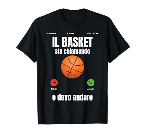Basket Divertente Pallacanestro Pallone Maglietta