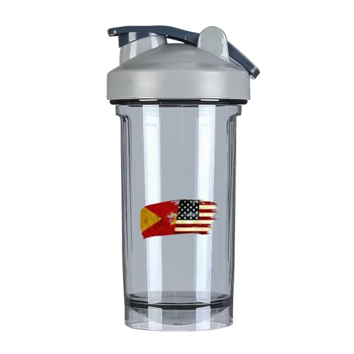 Tigray America Flag 18 Ounce Shaker Cup,Fashion Theme Pattern Shaker Bottle Leak-proof Workout Shake Bottles 500ML/18 oz Perfect for Pre Workout
