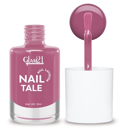 Image of Glam21 Nail Tale Nail Polish | Glossy Gel Finish | Rich Pigmentation | Chip Free | Quick Drying Formula | Long Lasting Nail Polish for Women | 9ml | Shade-36