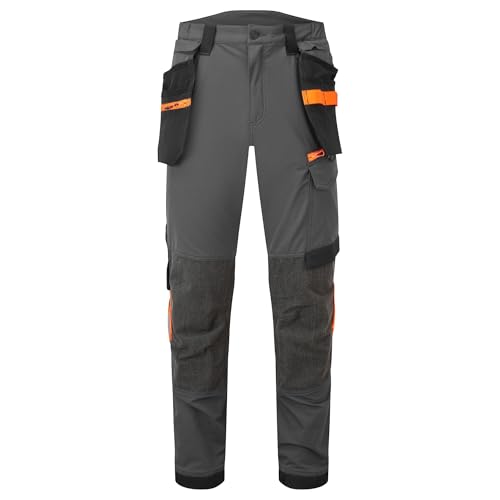 Pantalon de sécurité stretch à poches cargo Portwest EV441 pour artisans