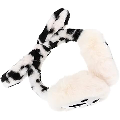 VALICLUD Leopard Bunny Ear Muffs Cover