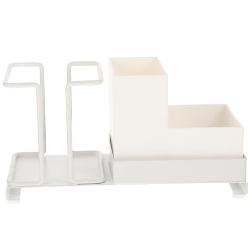 SOLUSTRE Coffee Cup Holder and Tea Bag Storage Organizer Disposable Paper Cup Dispenser for Countertop Versatile Coffee Station Supplies for Home Kitchen Office and Cafe