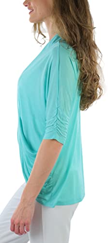 Image of ToBeInStyle Womens Open Front Casual Shrug Lightweight Layering Cardigan Sleeveless or Short Sleeve