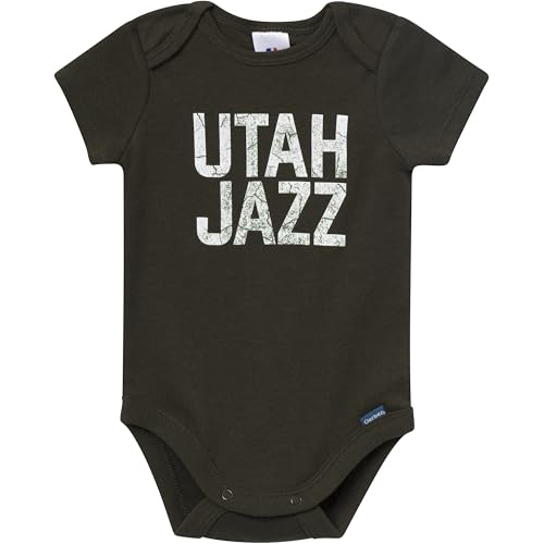 Image of Gerber Baby NBA Boys & Girls 2-Pack Short Sleeve Onesie Bodysuits