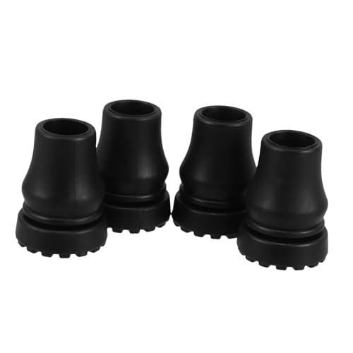 HEMOTON Cane Stabilizer Kit 4pcs Rubber Tips Walker Tips Replacement Cane Accessories Replacement