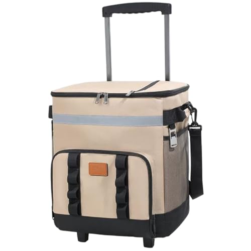 Sac isotherme pliable à roulettes étanche grand volume 35 L