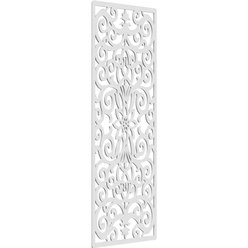 Image of 25 3 /8 inchW x 64 3 /8 inchH x 3 /8 inchT Buel Decorative Fretwork Wall Panels in Architectural Grade PVC