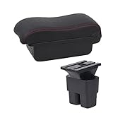 Caja de almacenamiento para reposabrazos de coche apta para Nissan NV200, fácil de instalar y quitar, conveniente de usar.
