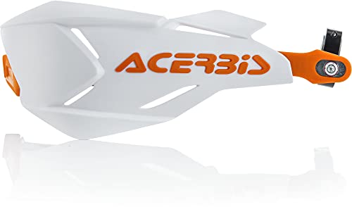 Acerbis Mixte X-factory X Factory Prot ge mains, Blanc/orange, Taille unique EU