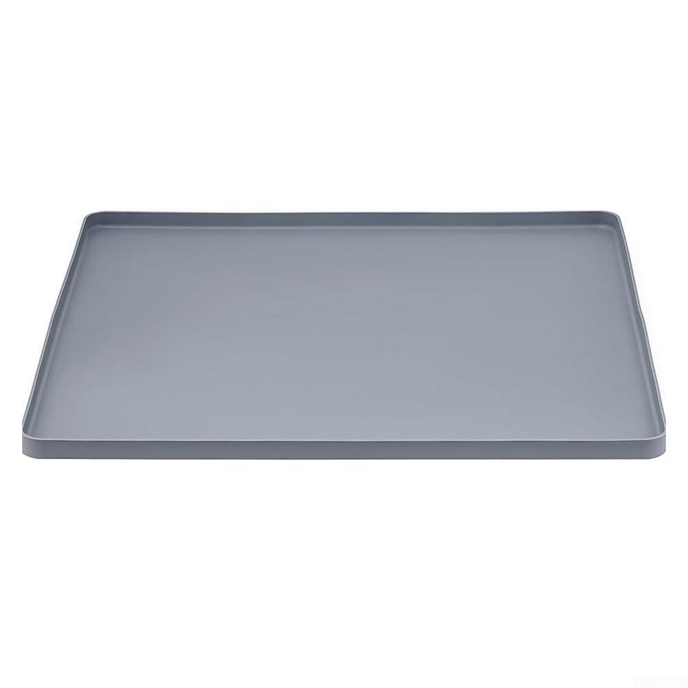 Tappetino anti-vibrazione, tappetino protettivo in silicone per lavatrici asciugatrici antiurto 60601,7 cm tappetino per elettrodomestici (grigio)