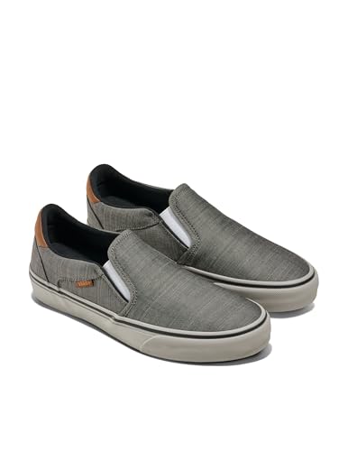 Image of Vans Mens Asher Deluxe Slip-on Shoe | Comfortable Sneakers for Fashion, Walking & Everyday Wear