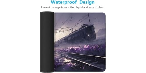 Tapis de souris XXL violet 1600x800 pour transformer l'ambiance de votre bureau