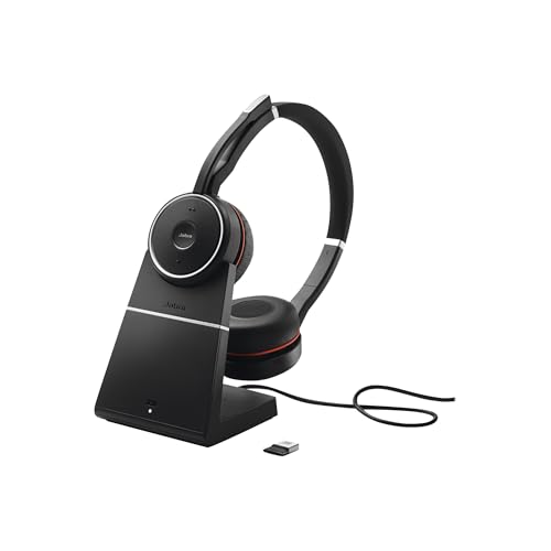 Image of GN Netcom Jabra EVOLVE HSC040W Wireless Bluetooth 40 mm Stereo Headset - Over-the-head - Circumaural - 30.5 m