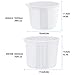 Extra Large Silicone Measuring Bowl Set for Epoxy Resin 2000ml/70fl.oz(9 Cups) & 1000ml/36fl.oz