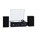 Produktbild auna Connect Vinyl Plattenspieler, Internetradio, DAB/DAB+, Ausgangsleistung: 40 Wmax., Stereo: inkl. 2 Lautsprechern, SmartRadio, Plattenspieler: 33/45 / 78, Bluetooth, schwarz