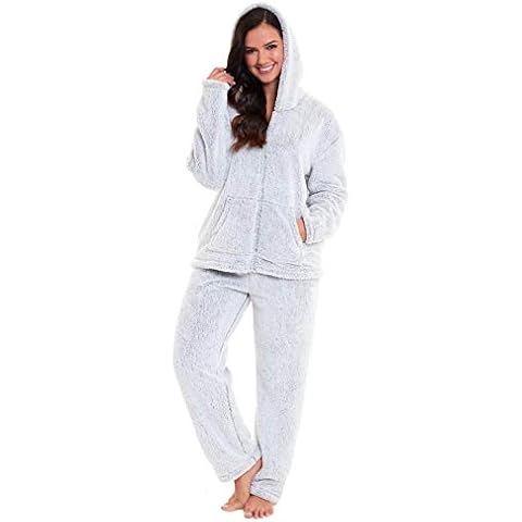Daisy Dreamer Women's Hooded Fleece Pyjama Set Cover