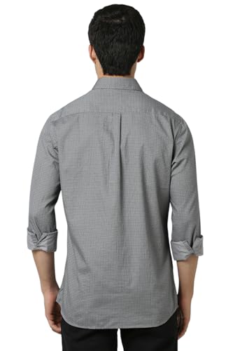 Image of Van Heusen Casual Printed Shirt for Men| Premium Cotton| Full Sleeves| Slim Fit |Breathable Fabric