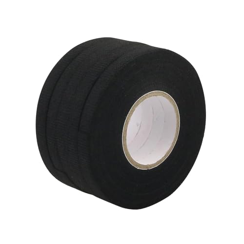 Image of SONAKY Wiring Harness Tape High Temp Wire Cable Loom Self-Adhesive Fabric Tape for Electrical Automotive Engine Harness Wrap Protection Noise Damping Cables Fixed 0.35 Inch x 50 FT 5 Rolls