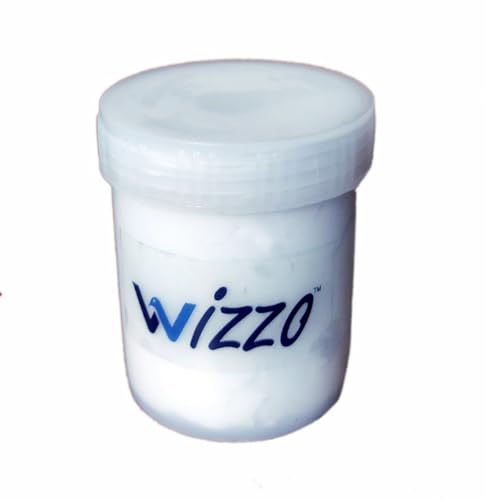 Image of Wizzo (100 Gram) White Thermal Grease Paste Heat Sink Silicon Conductive Cooling Compound for Electronic Components, CPU Processor, LED Bulbs, MCPCB