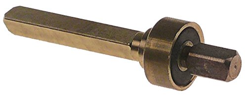 Asse: triangolare. Vibiemme valvola per Replica-manuale-3gr, Replica-manuale-2gr lunghezza 61 mm asse triangolare esterno 16 mm ottone