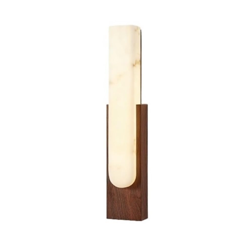 birene Wall Lamp Resin Decorative Wall and Other Walnut Grain Retro Staircase Aisle Lights