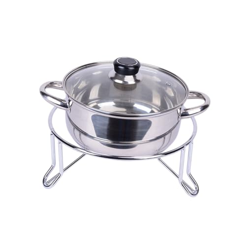 Milisten Soporte Múltiple Inoxidable Resistente al para Ollas y Platos Antideslizante para Proteger Encimeras y Mesas de Cocina