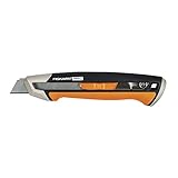 Fiskars 770210-1001 Pro Utility Knife, Snap 18 mm, Orange/Black