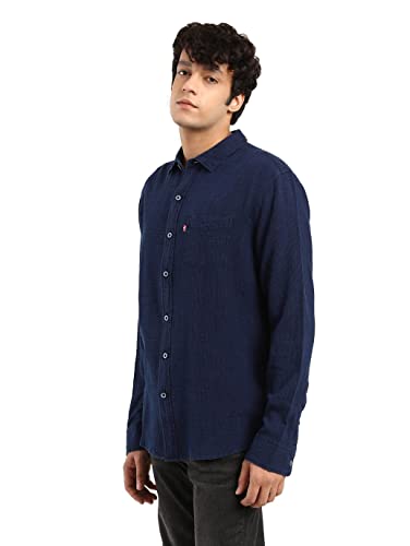 Image of Levi's Men's Self Design Slim Fit Shirt