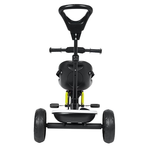 Image of Luusa Rx500 Kids Tricycle with Parental Control, Seat and seat Belt for Age Group 2+ Years Carrying Capacity Upto 25-KGS Proudly Made in India (Black)