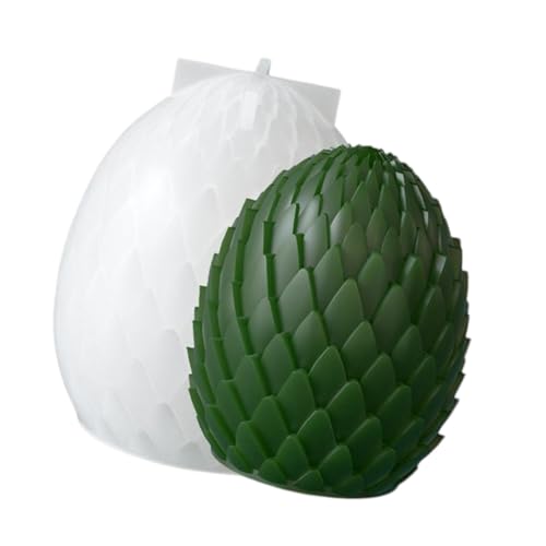 Moule œuf écailles dragon silicone pour fabriquer objet décoratif - 5