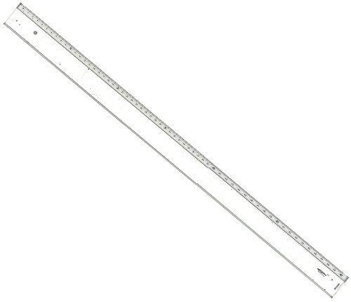 Règle 60 cm GRAPHOPLEX transparente biseautée pour dessin technique