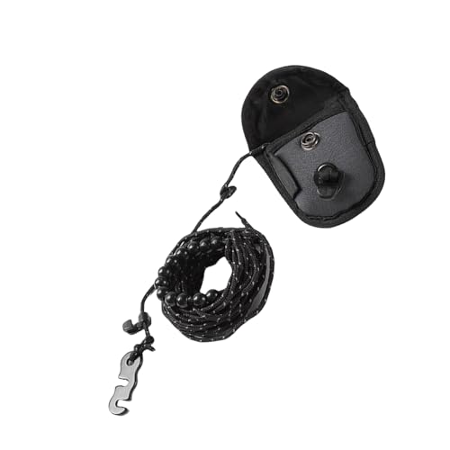 YUELER Camping Stretch Clothesline Nonslip Travel Washing Line with Solid Beads Portable Travel Clothesline for Hotel Room