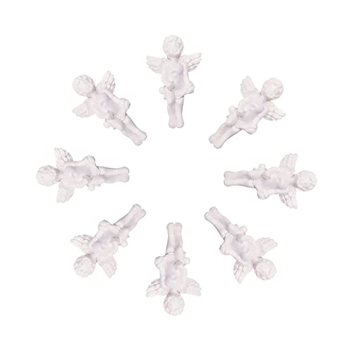 Airssory 10 set di ciondoli in resina bianca con