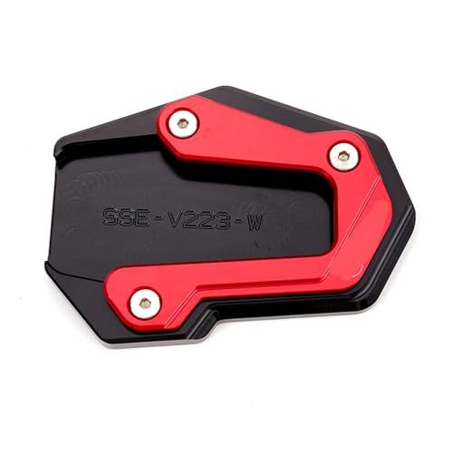 �̂��߂� DUCATI �̂��߂� Multistrada V4S V2S V2 V4 S 2022 2023 2024�p �I�[�g�o�C�p�L�b�N�X�^���h �g��T�|�[�g �T�C�h�X�^���h �����p�b�h �����u���P�b�g �L�b�N�X�^���h �A���v(Red)