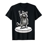 Retro Waschbär Rock musik Lustige Mode