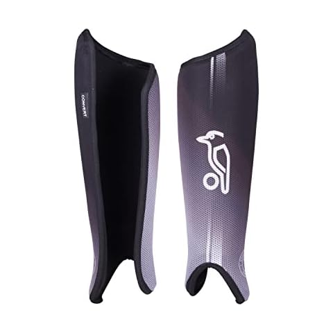 KOOKABURRA Medium Black Football Shin Guards Cover