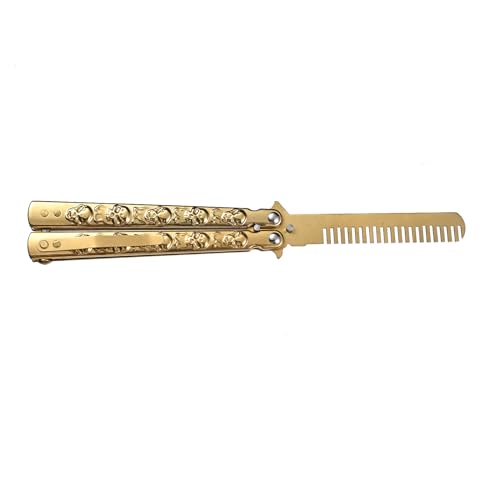 Peine Plegable de Acero Inoxidable Multifuncional miniatura 3