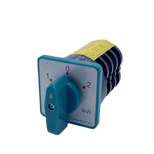 Interruptor de cambio trifásico selector de leva giratoria con tres posiciones 20A y 4kW